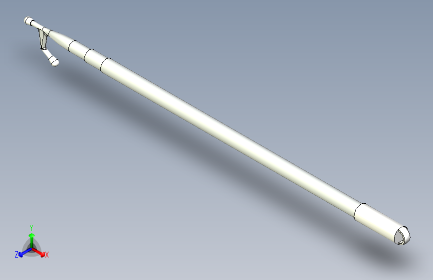 G048230-伸缩式船钩+Osculati+34.915.42=轮船船体