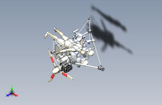 G048469-微型轻型飞机=轮船船体