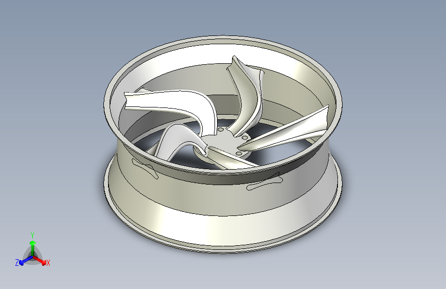 G065396-FreeCAD- 简单的轮子=汽车车轮轮毂轮胎