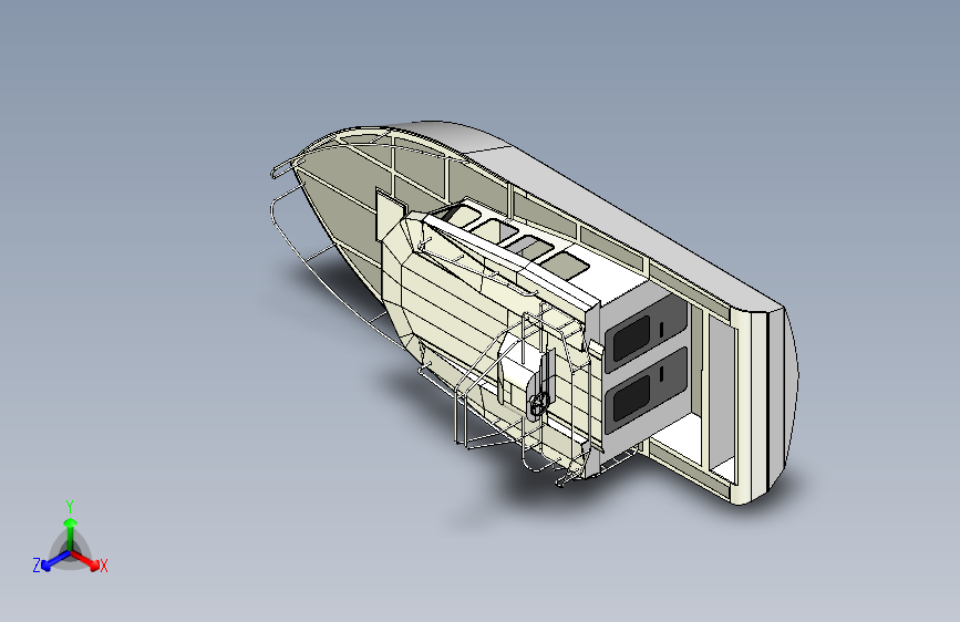 G048539-现代船=轮船船体