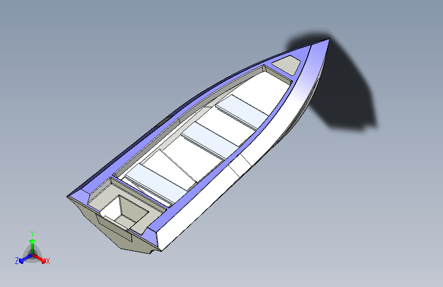 G048588-小型渔船=轮船船体