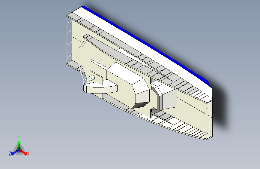 G048716-游客双体船=轮船船体