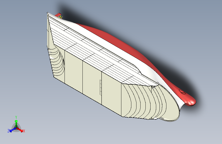 G048723-游轮火灾区域=轮船船体