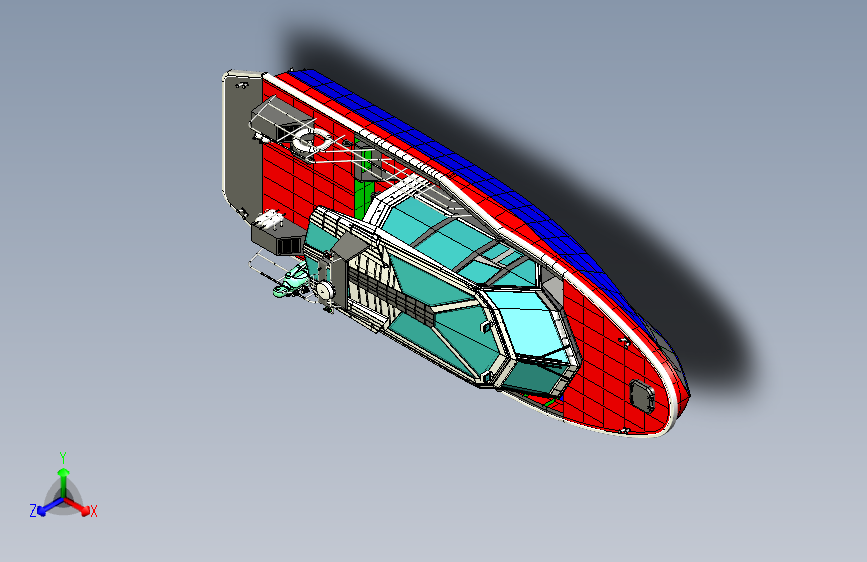 G048717-游览船=轮船船体