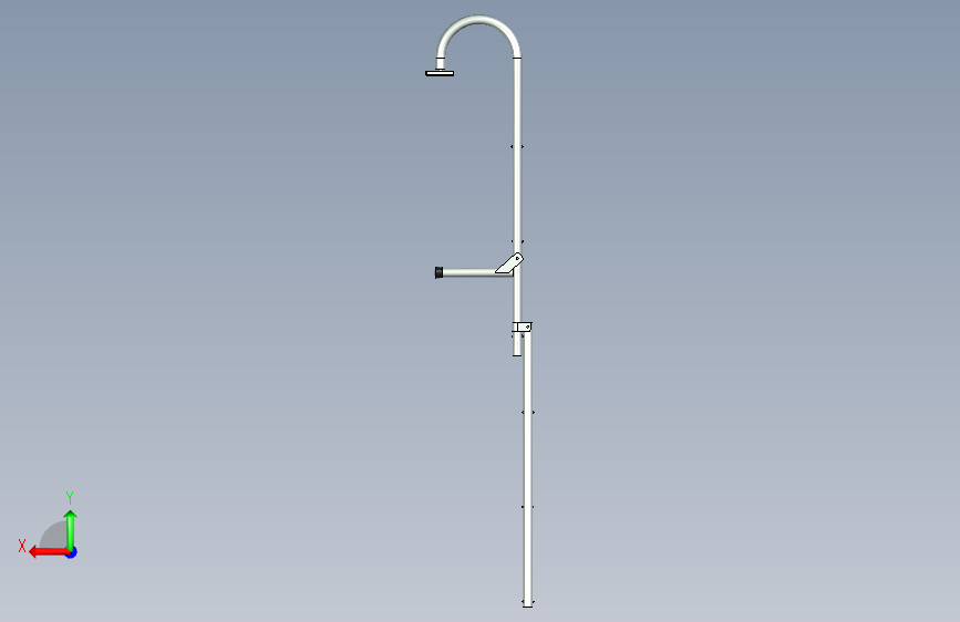 G048757-游泳梯=轮船船体 背面视图