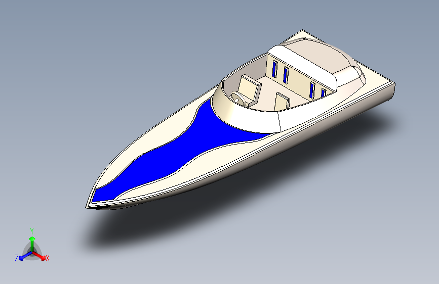 G048828-在SolidWorks中进行船只设计=轮船船体