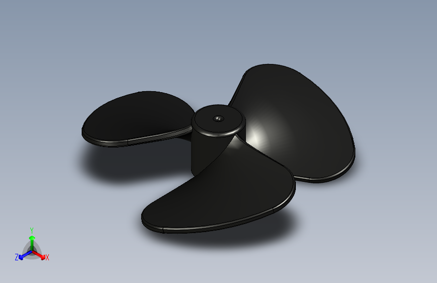 G048829-在SolidWorks中设计遥控船螺旋桨并3D打印=轮船船体