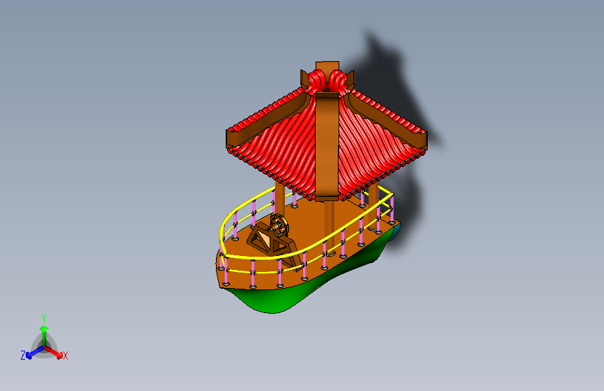 G048883-主题船=轮船船体
