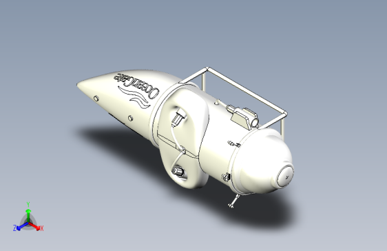 G048929-TITAN+用于3D打印的替代品。=潜艇潜水器