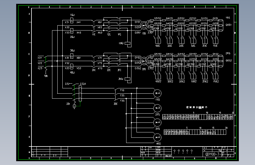 行车电气东100T主起升机构1