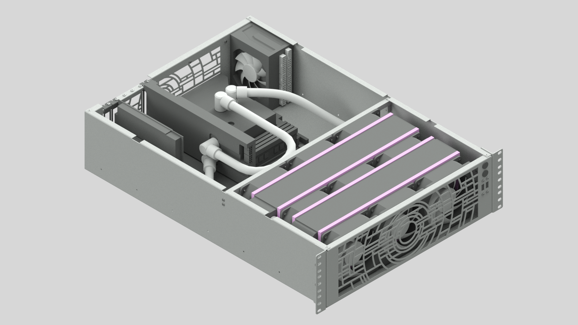 DIY 3U 机架式机箱