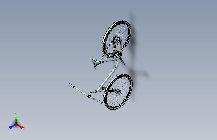 G065457-bicycle_peugeot=自行车 主视图