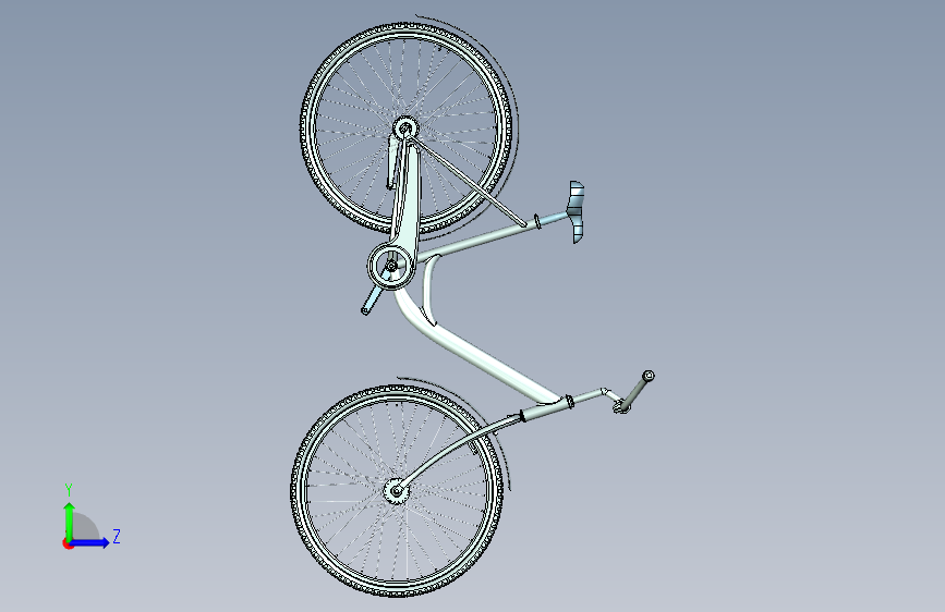 G065457-bicycle_peugeot=自行车 左侧视图