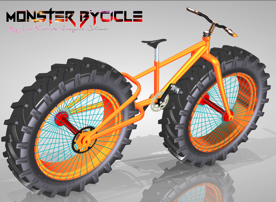 G065558-U-Bike 设计怪物自行车=自行车
