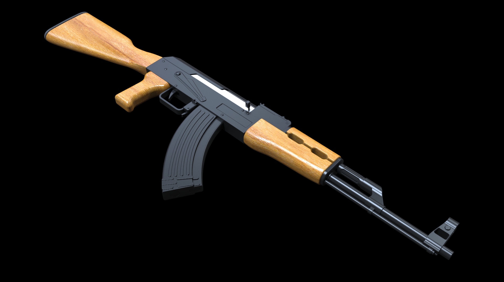 0145-AK+47+-+比例+_1_1=仅限虚拟游戏设计,不可制作实物,否则后果自负