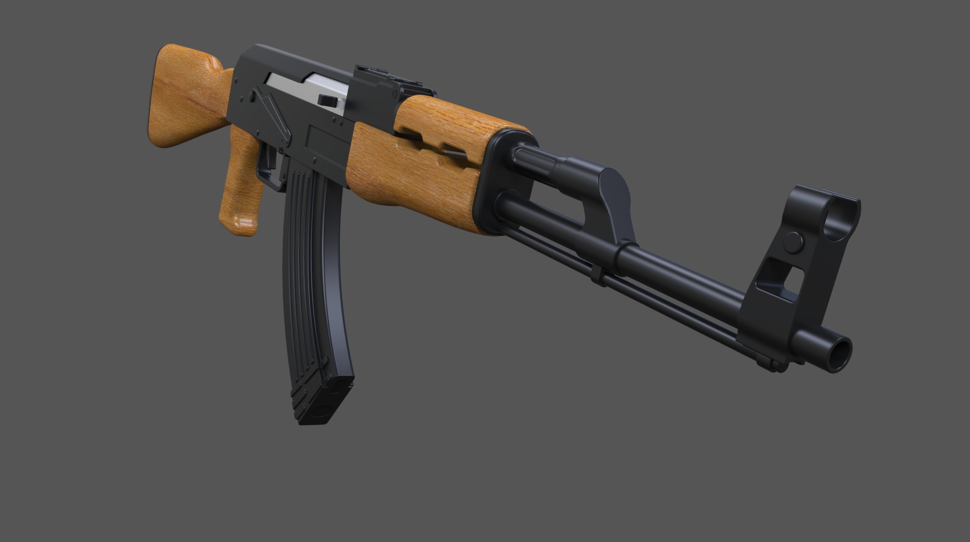 0145-AK+47+-+比例+_1_1=仅限虚拟游戏设计,不可制作实物,否则后果自负