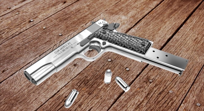 0037-柯尔特+M1911+A1+colt-m1911=仅限虚拟游戏设计，不可制作实物，否则后果自负