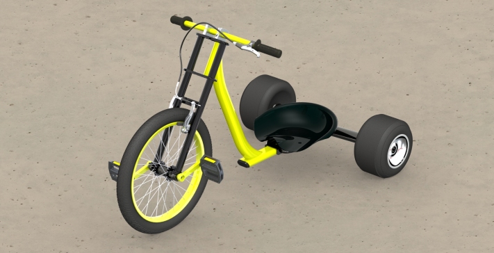 G066061-剃须刀DXT漂移Trike=自行车