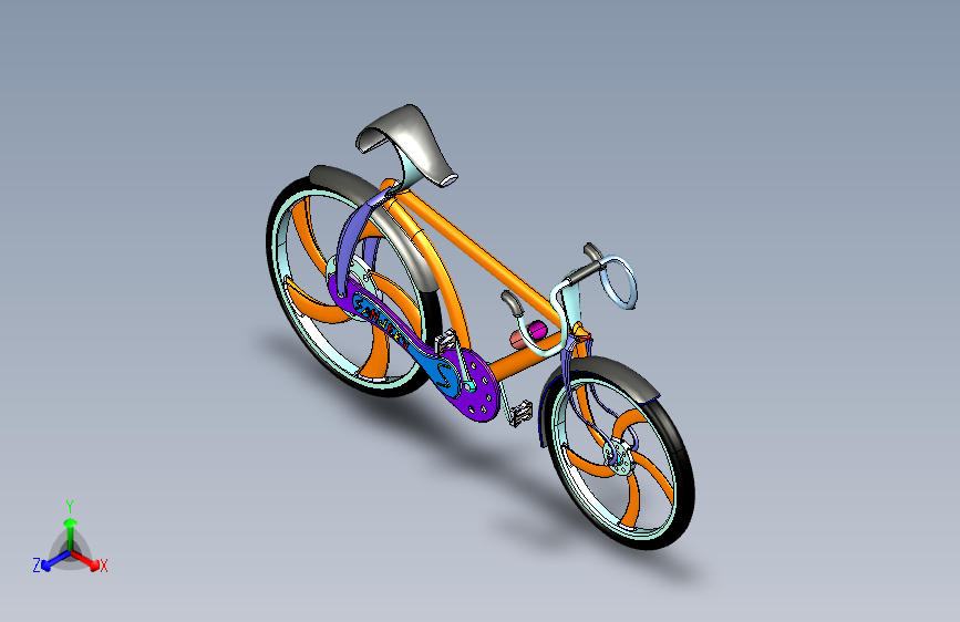 G066162-在CatiaV5中设计自行车=自行车_CATIA V5R19_模型图纸下载 – 懒石网
