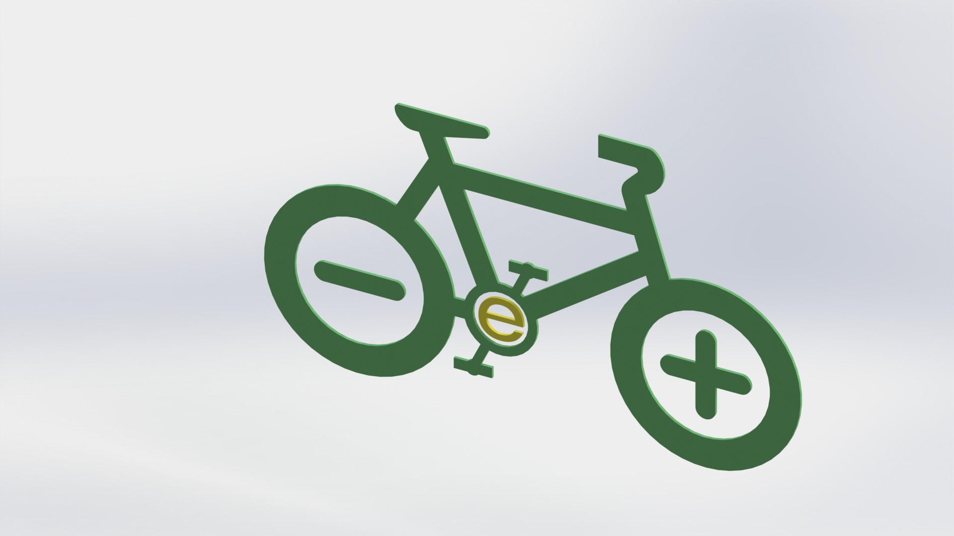 G066181-自行车 - ebike徽标=自行车