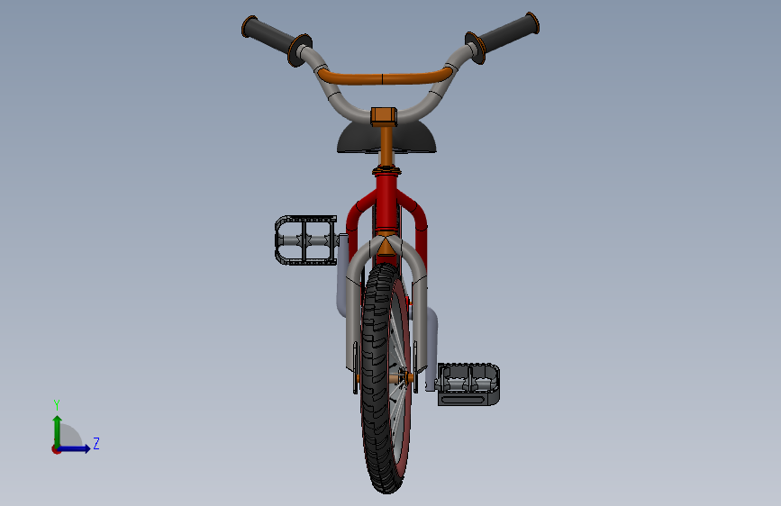 G066257-自行车 (76)=自行车 左侧视图