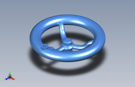 G066708-Studycadcam 3D CAD 练习 539_ 方向盘_ Volante_ Autodesk Inventor Pro=方向盘