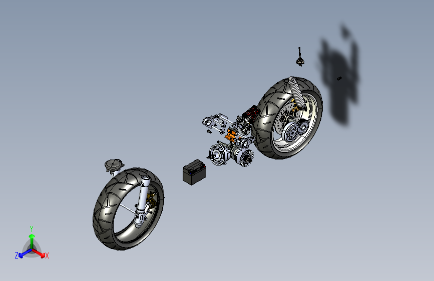 G067568-雅马哈Aerox项目=滑板车