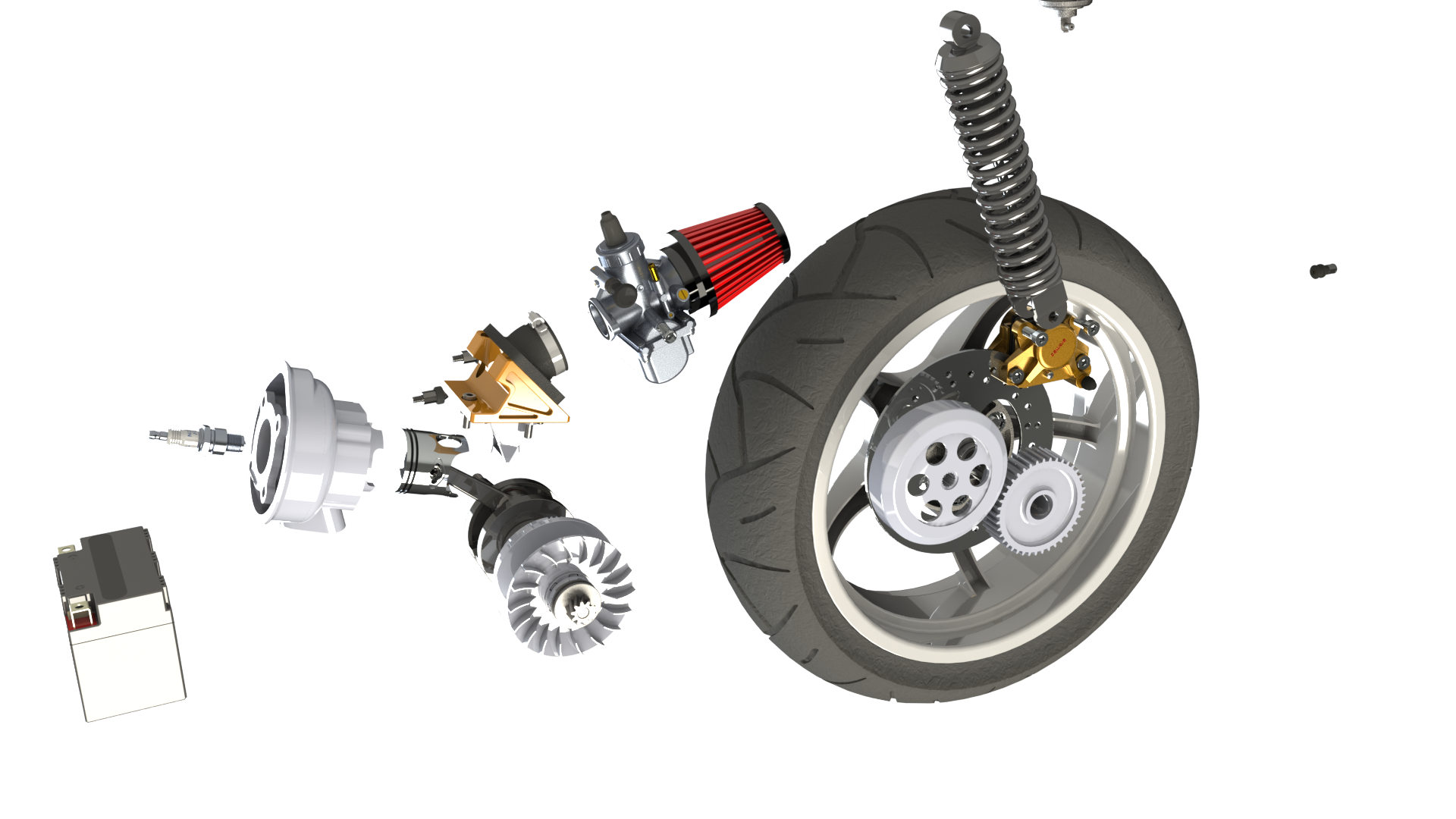 G067568-雅马哈Aerox项目=滑板车