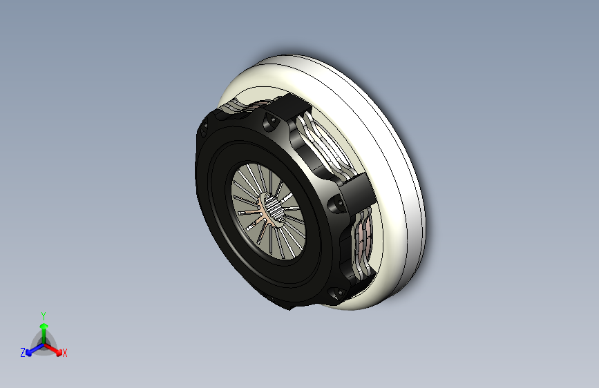 G067654-QuarterMaster Extreme-V 8.5寸双盘离合器，适用于v160和1GZ-FE定制飞轮=离合器