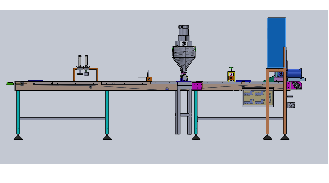 国外面包生产线模型 IGS格式