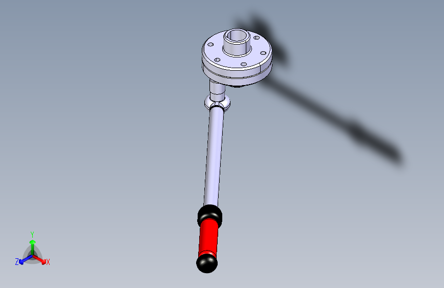 G068134-一个简单的离合器 + 扭矩扳手模型=离合器