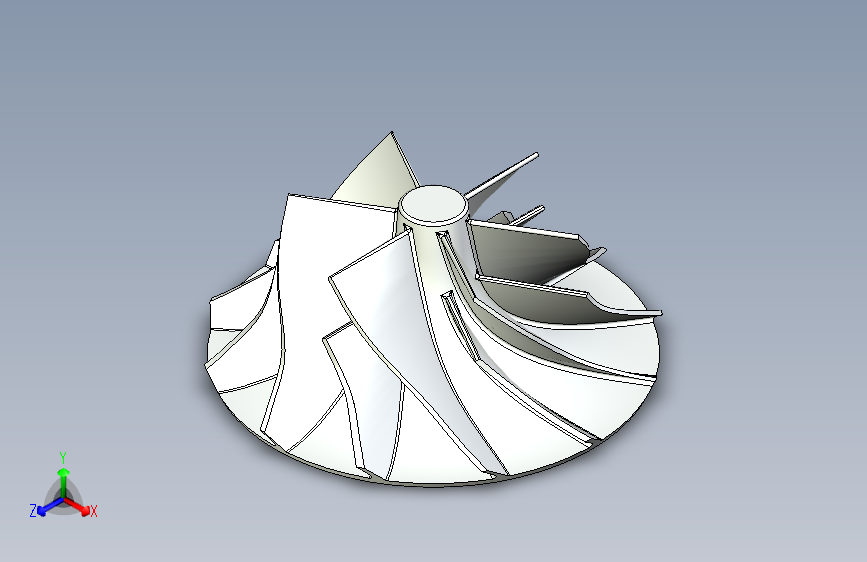 G049333-涡轮增压器压缩机+(1)=叶轮推进器