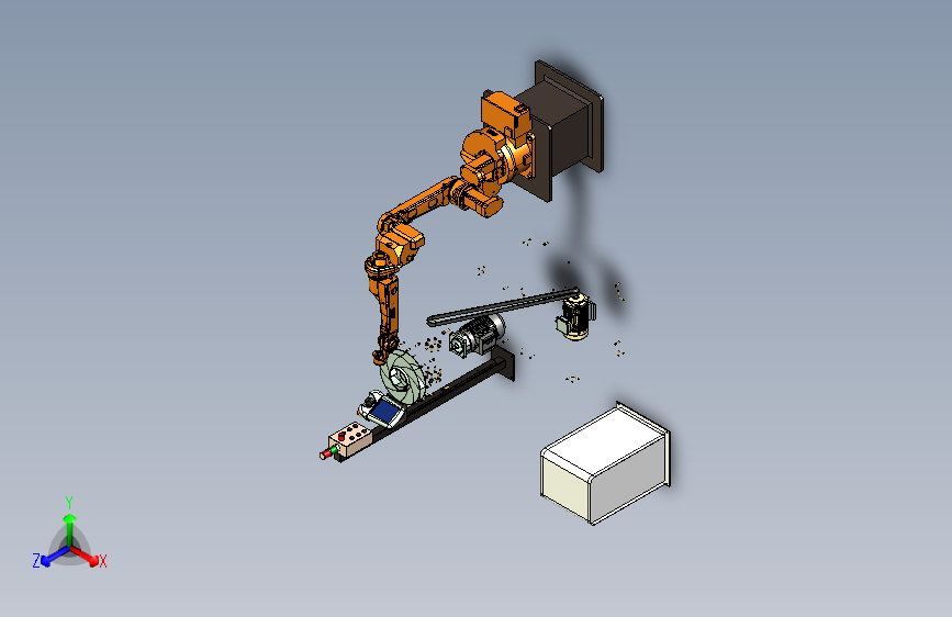 G049728-叶轮+叶片+汽车+索引+可调+Robo+焊接+SPM=叶轮推进器