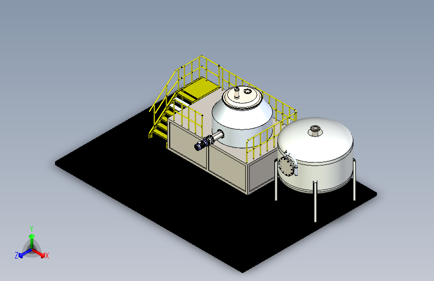 G049943-SolidWorks+3D设计和组装湿法造粒机=叶轮推进器