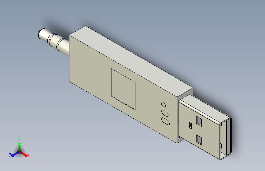 G050050-USB和3.5毫米插孔+-+声音转换器=液压螺旋千斤顶