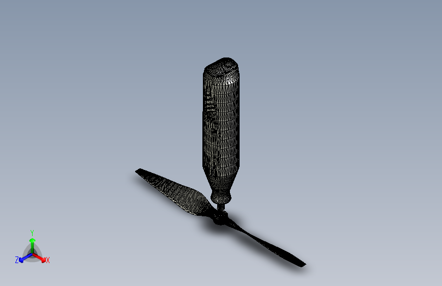 G050528-Dremel+螺旋桨风扇=螺旋桨