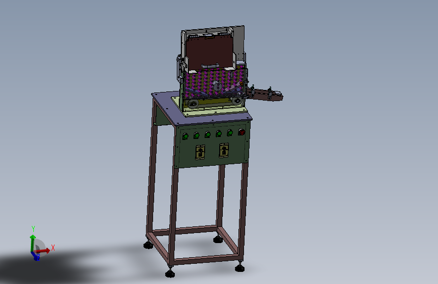 包装机自动上料3D2D