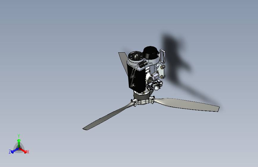 G050670-川崎440引擎带J-Bird+Ultralight+Engines还原驱动器=螺旋桨