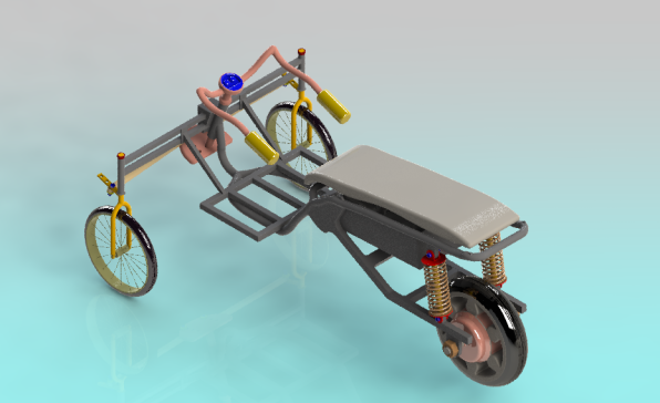 G068700-TRIKE-一种为残障人士设计的车辆=三轮车