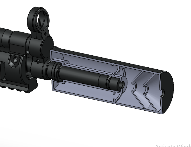 0577-G3消音器概念 (1)=手枪步枪气枪不可制作实物