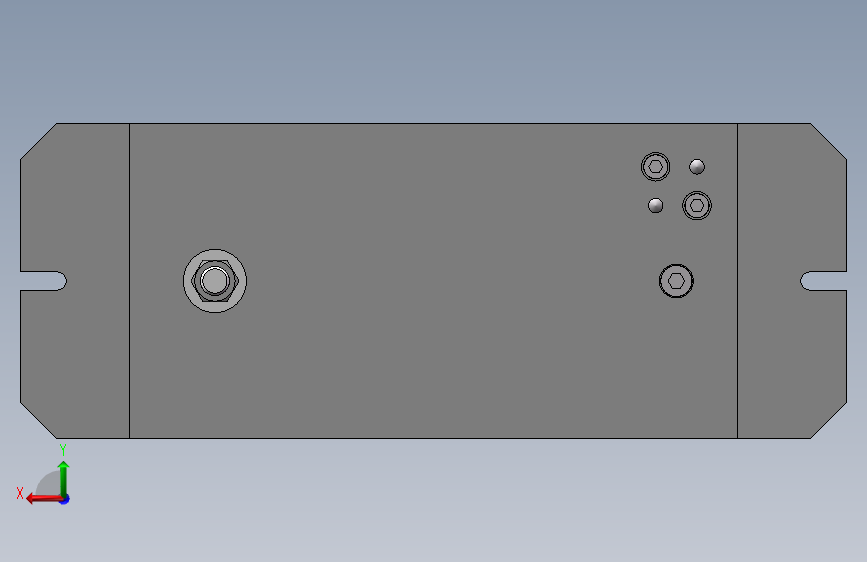 K1113-杠杆拨叉加工工艺及铣左端面夹具设计【含SW三维图】 背面视图