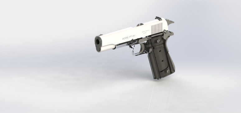 0750-科尔特 M1911-A1=手枪步枪气枪不可制作实物