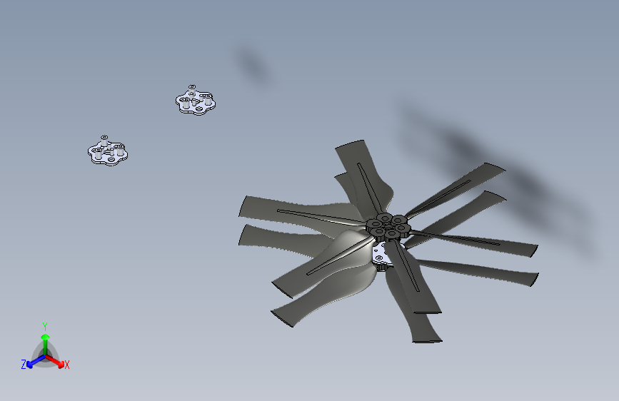 G051698-螺旋桨组3D打印和3D控制=螺旋桨