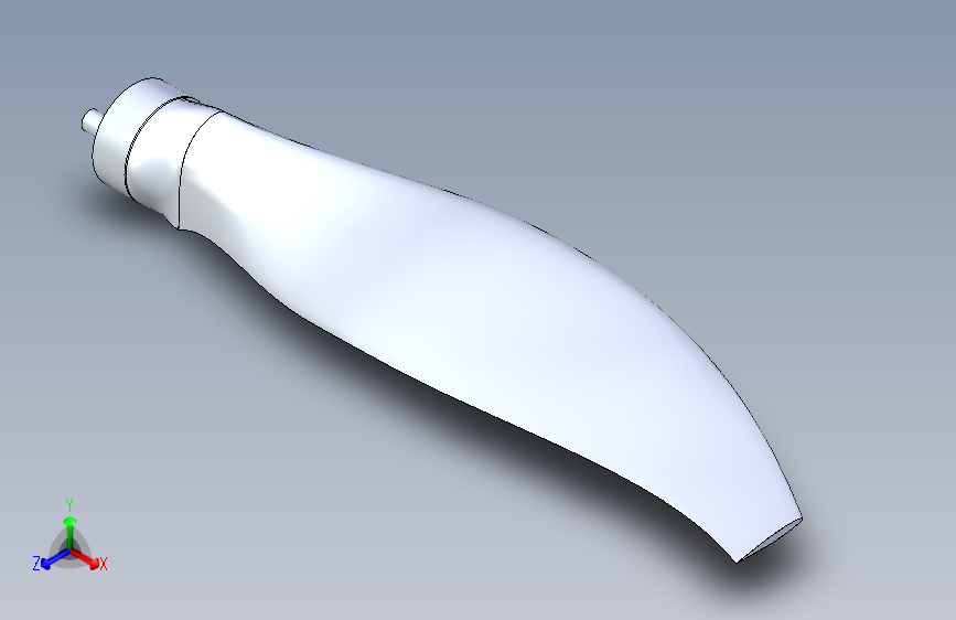 G051793-扫描型剖面螺旋桨叶片=螺旋桨