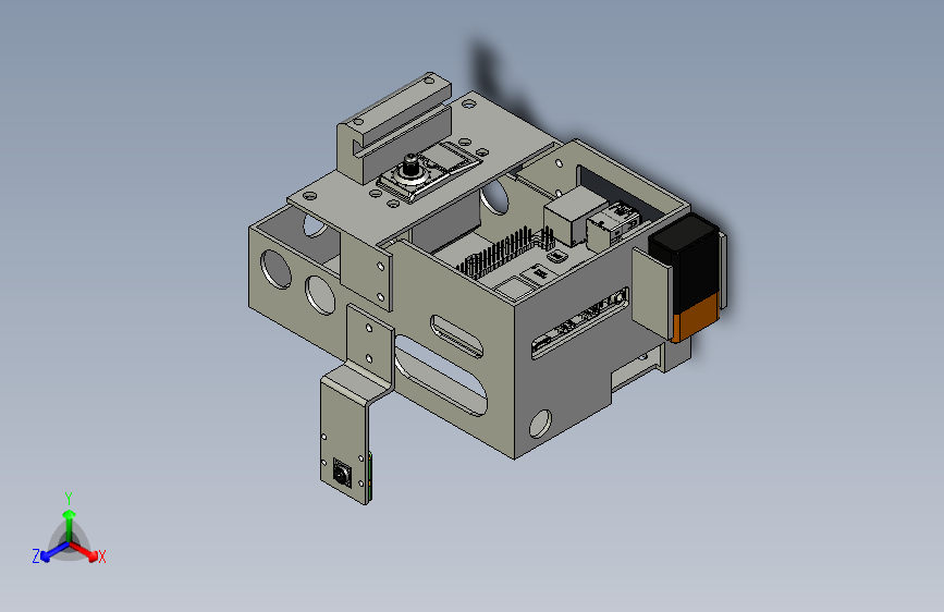 G051806-适用于RPi+4B和Propeller板的外壳=螺旋桨