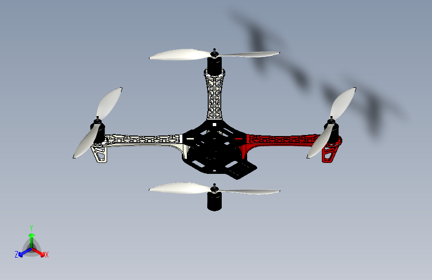 G051839-四轴飞行器3D模型=螺旋桨