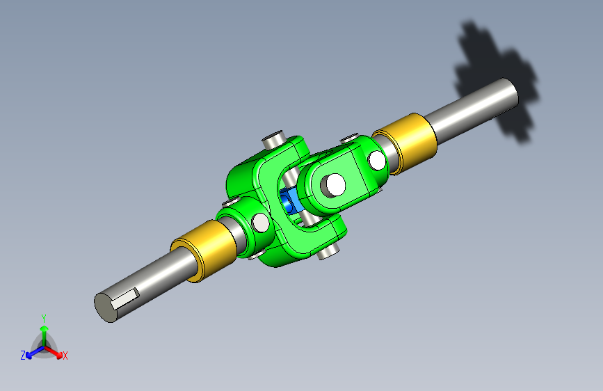 G051886-万向节+(U-joint)=螺旋桨