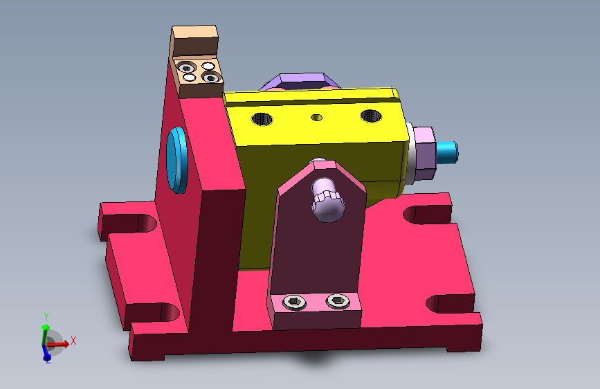 CA6140拨叉铣72台面夹具设计+SolidWorks三维模型