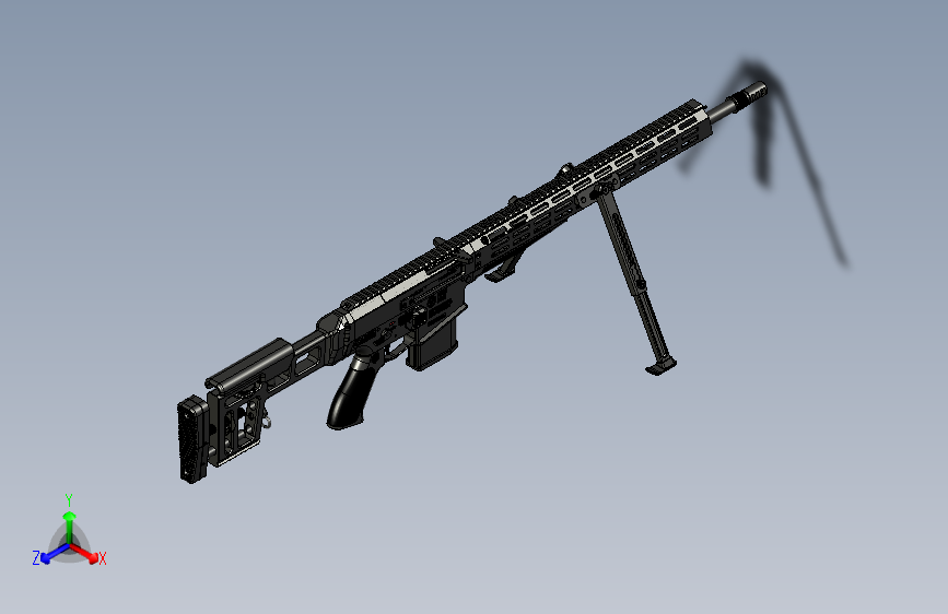 1108-WZ2022 308 a4 sniper karabin=步枪