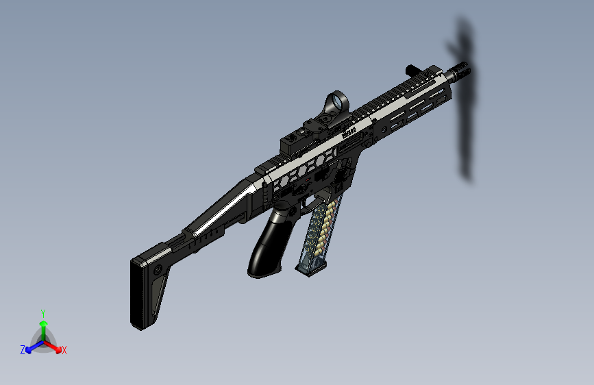 1121-WZ2022 pcc GLOCK v2=步枪
